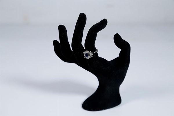 750/1000 gold ring  - Auction Fine art and furniture with a selection of old masters from a private collector - DAMS Casa d'Aste