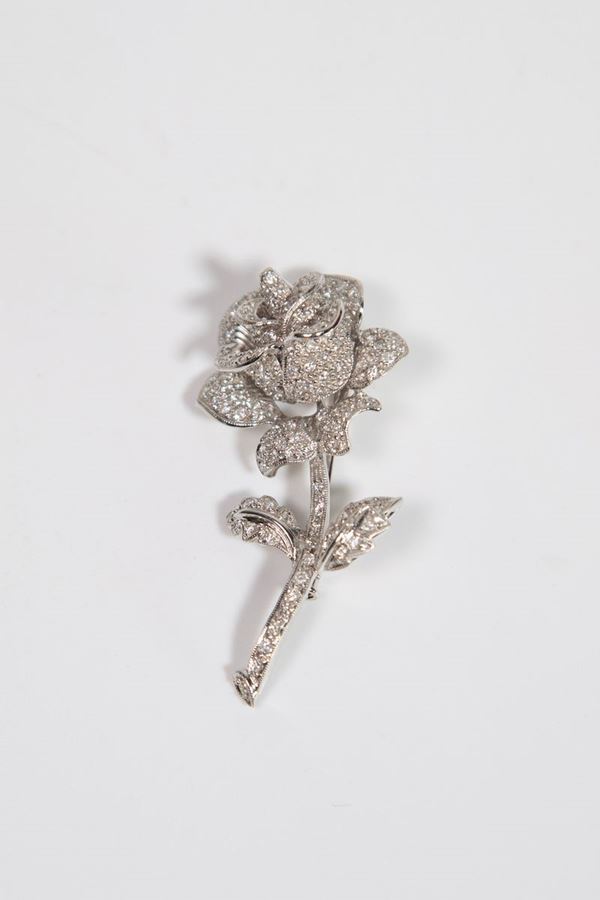 750/1000 gold brooch