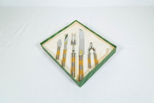 Set da servizio  (Design italiano, metà XX secolo)  - Asta Fine art e arredi provenienti da collezionisti privati - DAMS Casa d'Aste