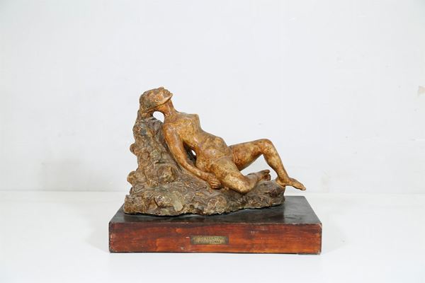 Nude woman  (mid 20th century)  - Auction Fine art and furniture with a selection of old masters from a private collector - DAMS Casa d'Aste