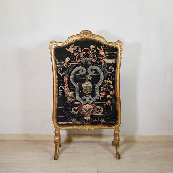 Gilded wood panel