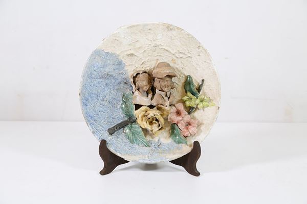 Wall plate  (Italy, late 19th century)  - Auction Fine art and furniture with a selection of old masters from a private collector - DAMS Casa d'Aste