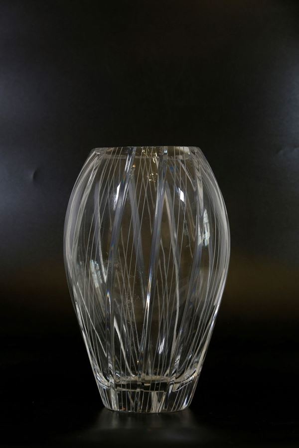 Vaso in cristallo Novacev