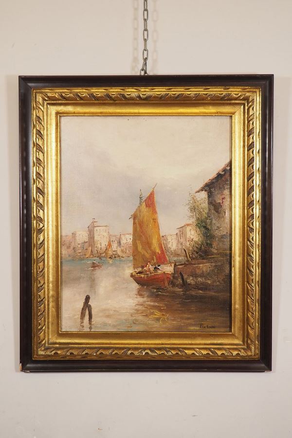 Ugo Flumiani - View of Trieste