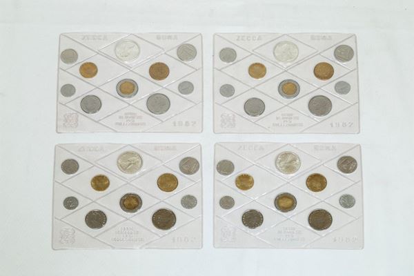 Lot of 25 coin collections  (1982)  - Auction Fine art and furniture with a selection of old masters from a private collector - DAMS Casa d'Aste