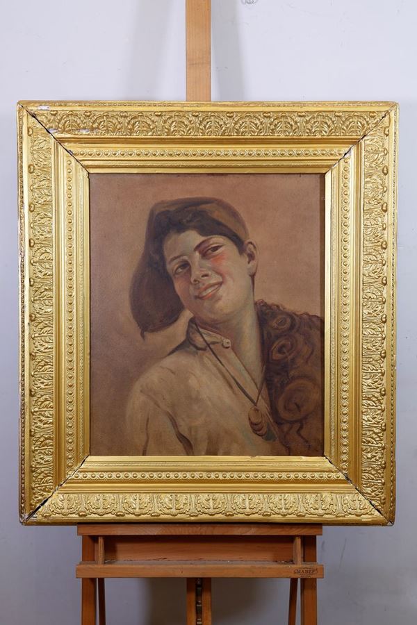 Young man with hat