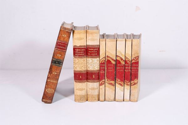 Lot of 8 books  (Early 19th century)  - Auction Fine art and furniture with a selection of old masters from a private collector - DAMS Casa d'Aste