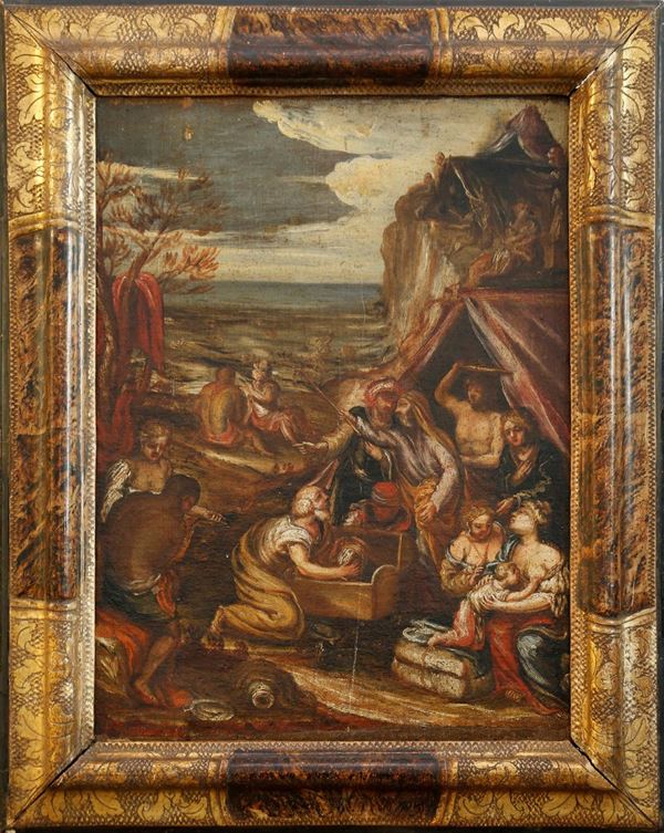 Biblical Scene (Moses and the Gathering of Manna?)