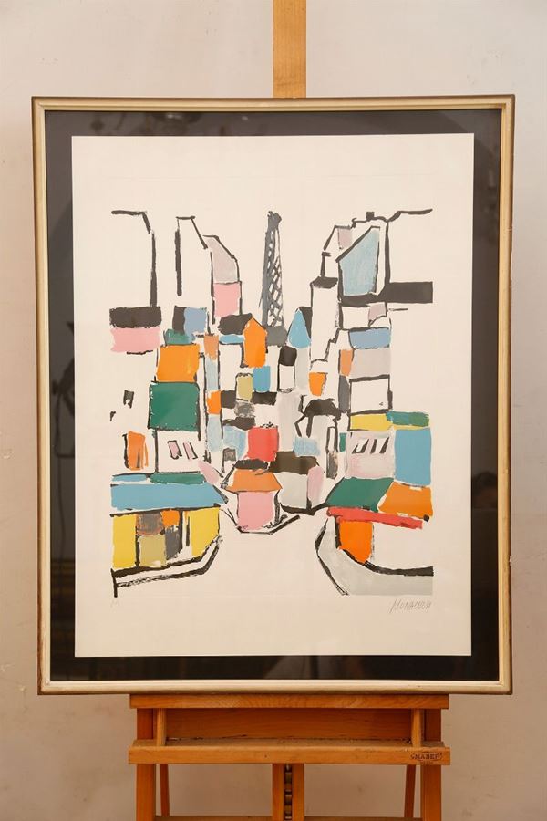 Sante Monachesi - Geometric view of the city