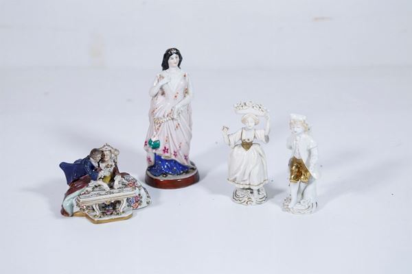 Lot of 4 sculptures