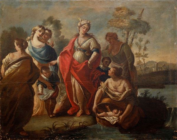 Moses saved from the waters