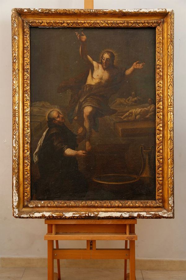Sant&#39;Agostino lava i piedi a Ges&#249; Cristo