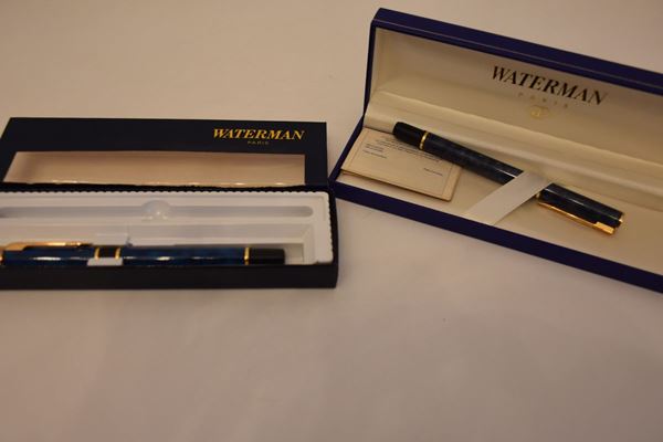 Lotto di 2 penne stilografiche Waterman