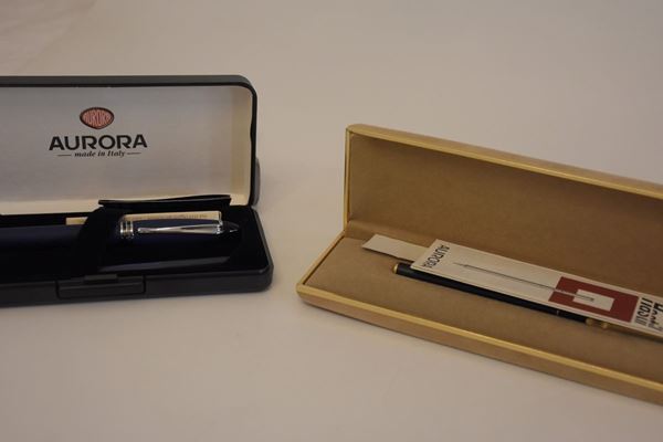 Lot of 2 Aurora fountain pens