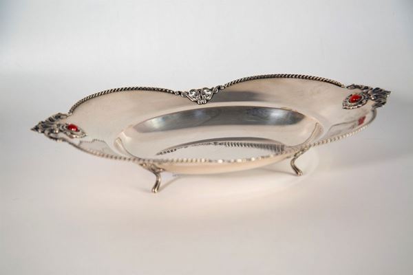 Centrotavola in argento 800/1000