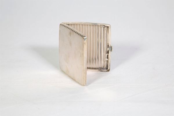 Cigarette case in 800/1000 silver  (Mid 20th century)  - Auction Fine art and furniture from private collectors - DAMS Casa d'Aste
