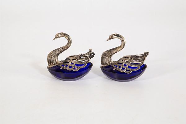 Pair of salt cellars