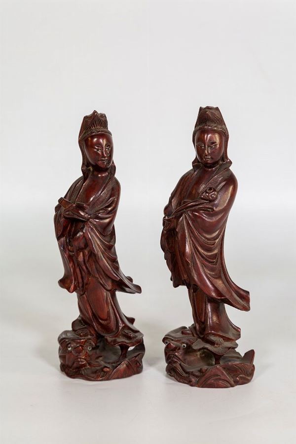 Coppia di Guanyin