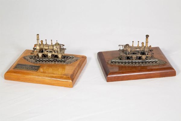 Coppia di locomotrici a motore &quot;Bayard&quot;