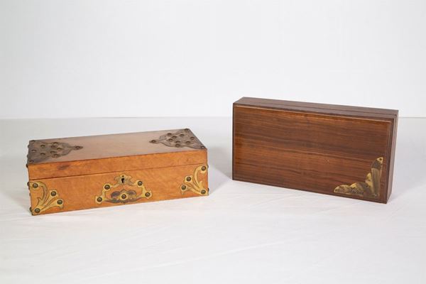 Pair of container boxes  (second half of the 20th century)  - Auction ONLINE TIMED AUCTION - CHRISTMAS EDITION - DAMS Casa d'Aste