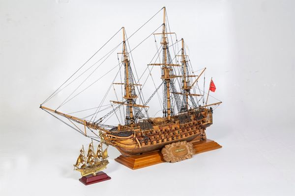 Lot of 2 3-masted boats