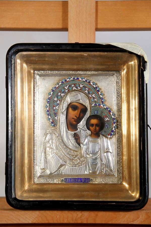 Icona con Madonna e Bambino
