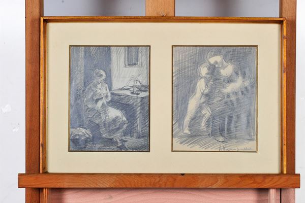 Pair of drawings