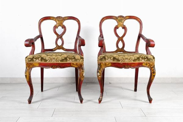 Pair of armchairs