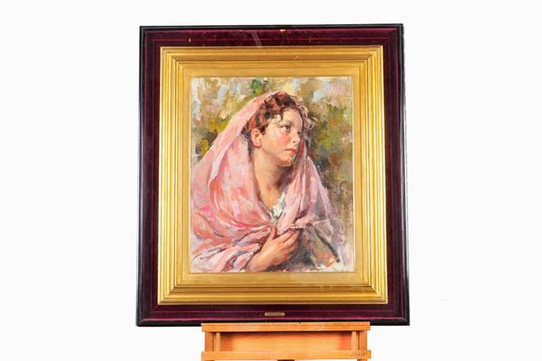 Vincenzo Irolli - Volto di fanciulla
