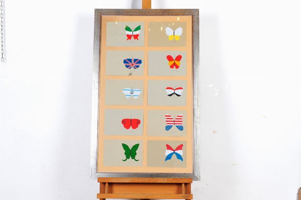 Enotrio Pugliese - Butterflies and flags