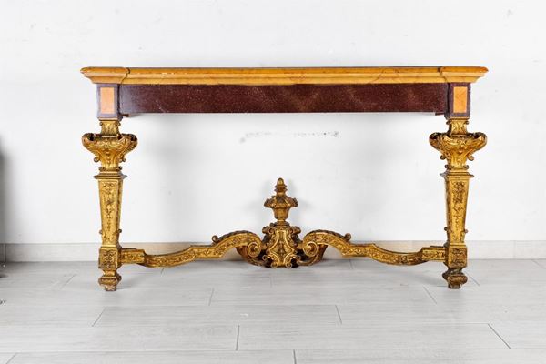 Tavolo consolle da parete