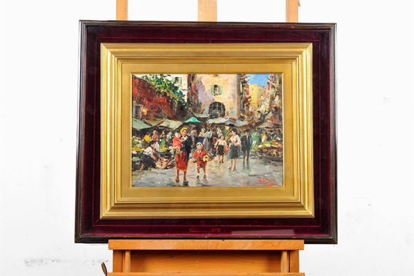 Vincenzo Irolli - Market scene