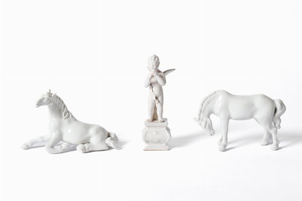 Lotto di 3 sculture