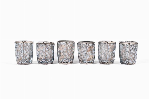 Lot of 6 liqueur glasses