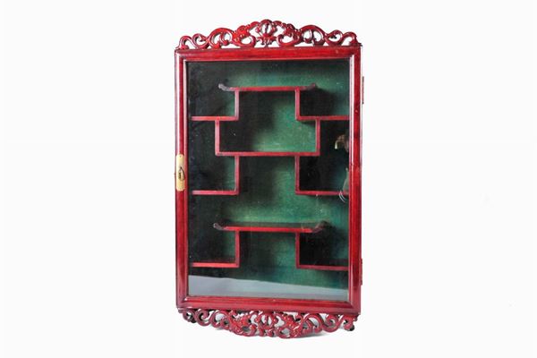 Notice board in ebonized wood