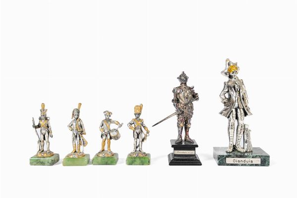 Lot of 6 sculptures