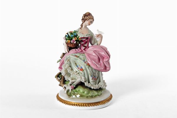 Lady with bird