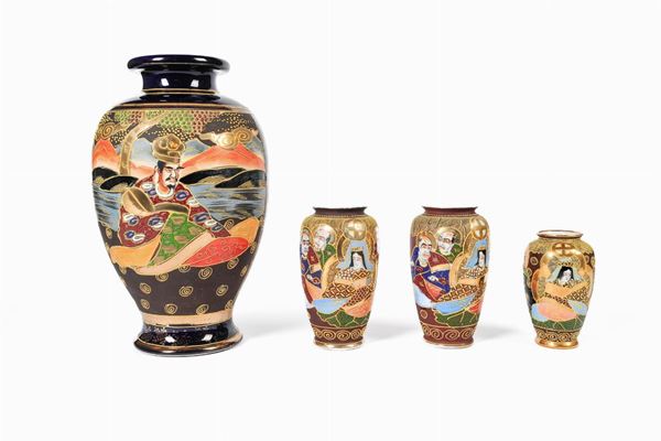 Lot of 4 vases