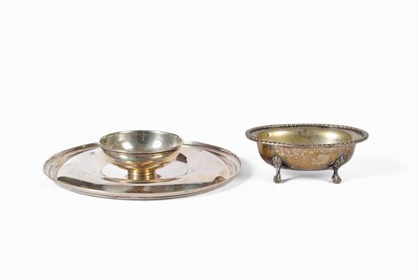 Lot of 3 objects in 800/1000 silver