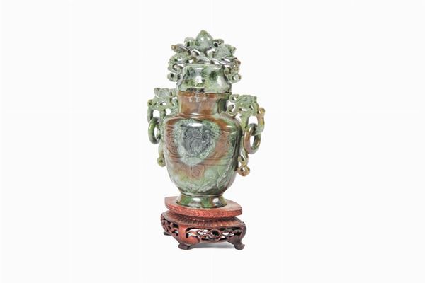 Jadeite vase