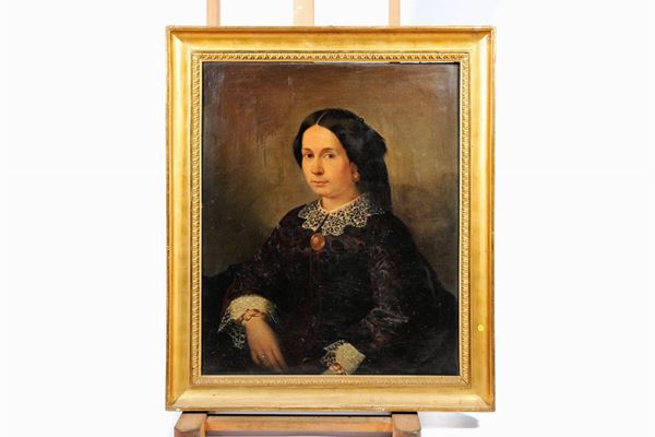 19th century painter - Portrait of a noblewoman
