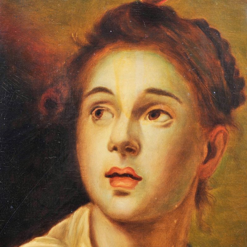 Studio di Volto di Fanciulla di 3/4