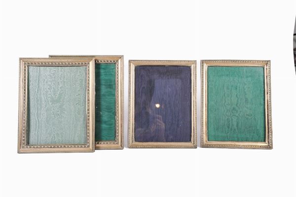 Lot of 10 frames in 800/1000 and 925/1000 silver