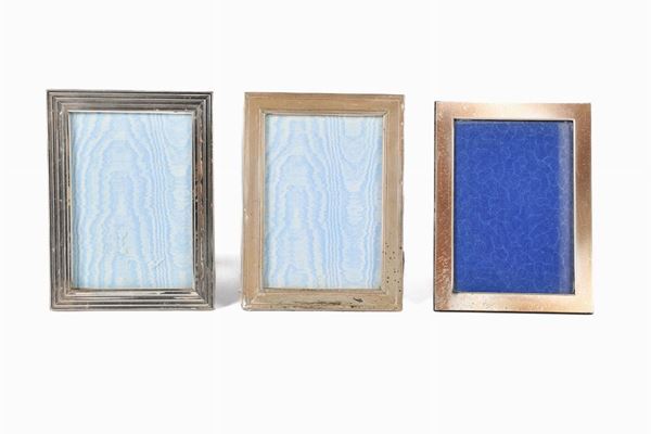 Lot of 6 frames in 800/1000 silver