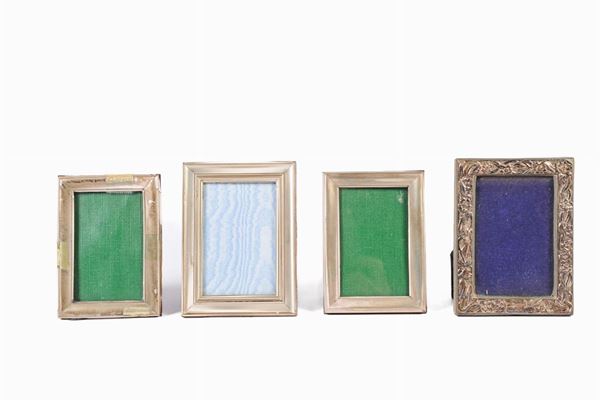 Lot of 7 frames in 800/1000 silver