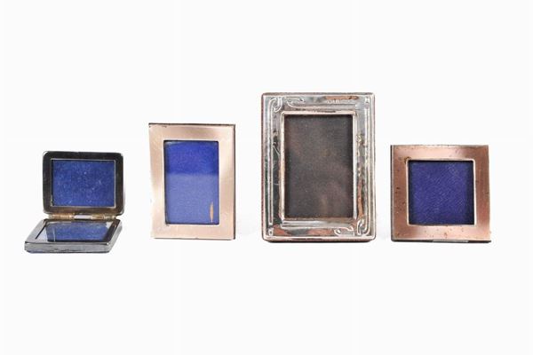 Lot of 8 frames in 800/1000 silver