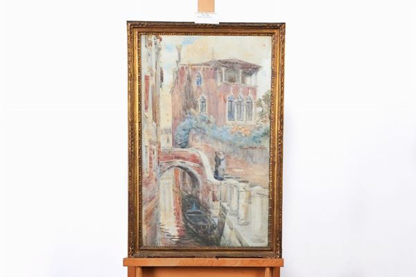 Vittore Zanetti Zilla - Venetian canal