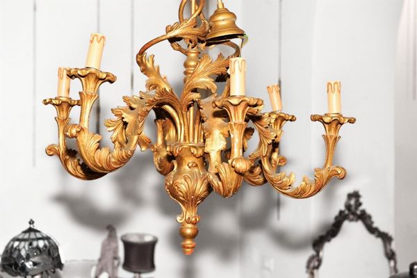 6 lights chandelier