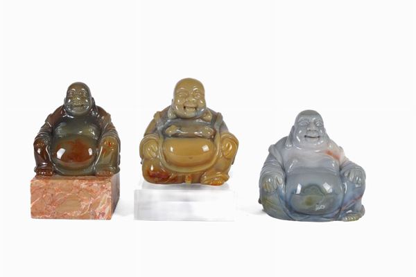 Lot of 3 Buddhas
