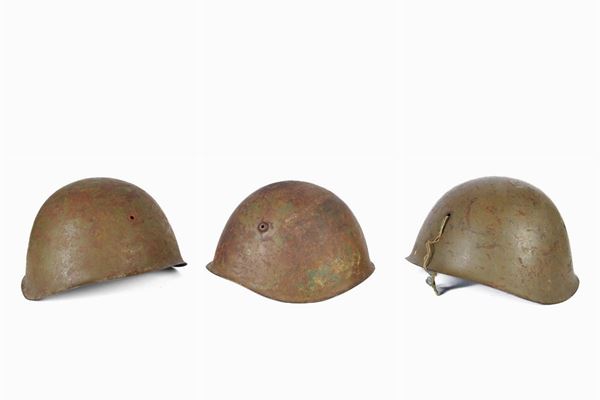 Lot of 3 helmets